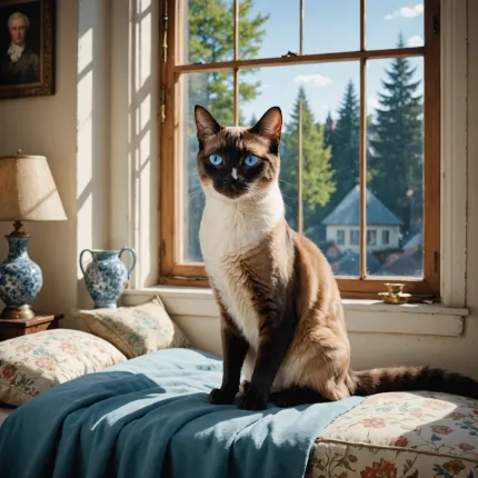 Очарование мира животных: почему кошки с голубыми глазами завораживают миллионы